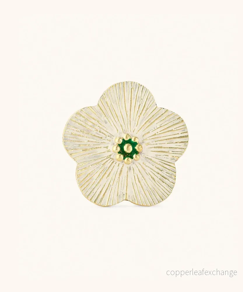 Faye flower smyckes fat White S - Bild 2