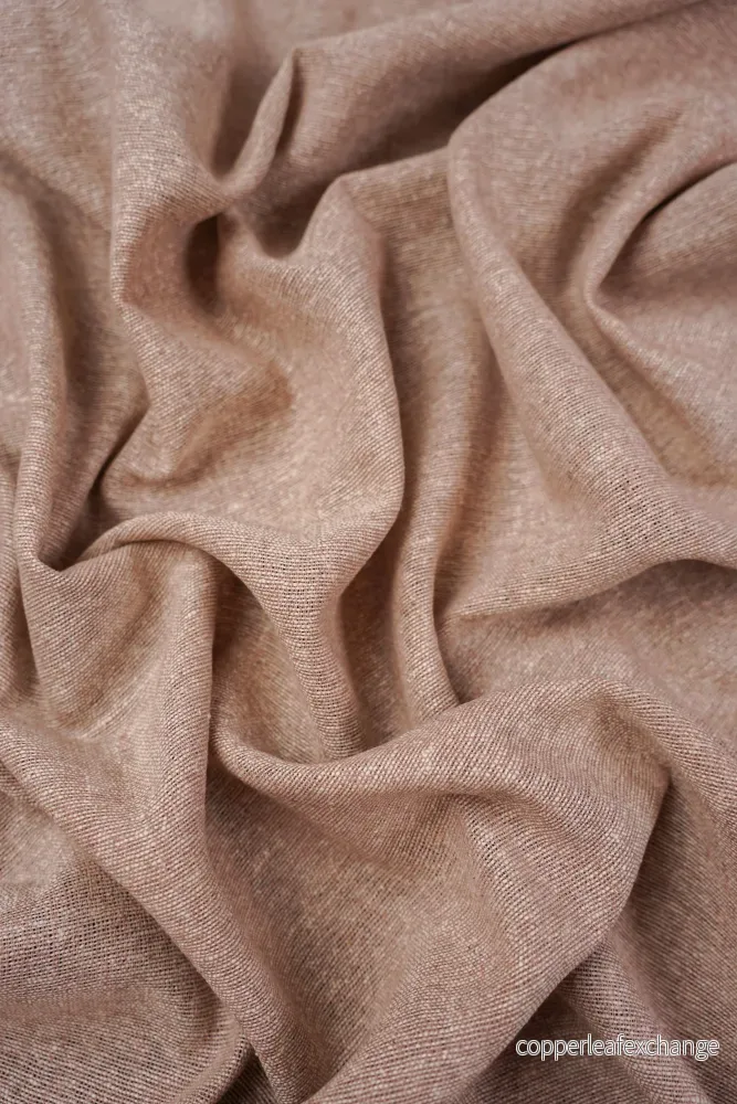 Raw silk – Unbleached – Natural – Old pink – 13413.17