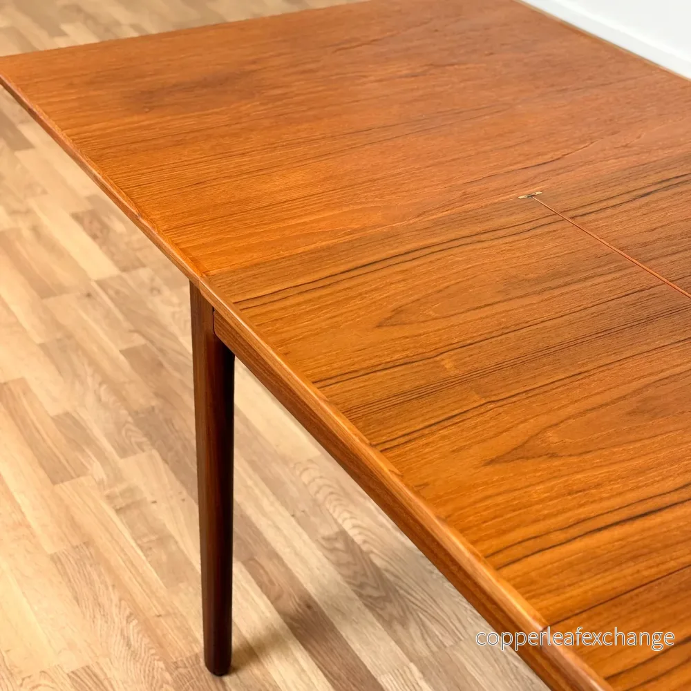 Förlängningsbart matbord i teak av Vamo, 1950-60-tal, Danmark - Bild 2