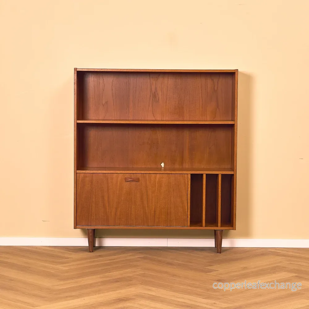 Danskt bokhylla i teak Danskt bokhylla i teak