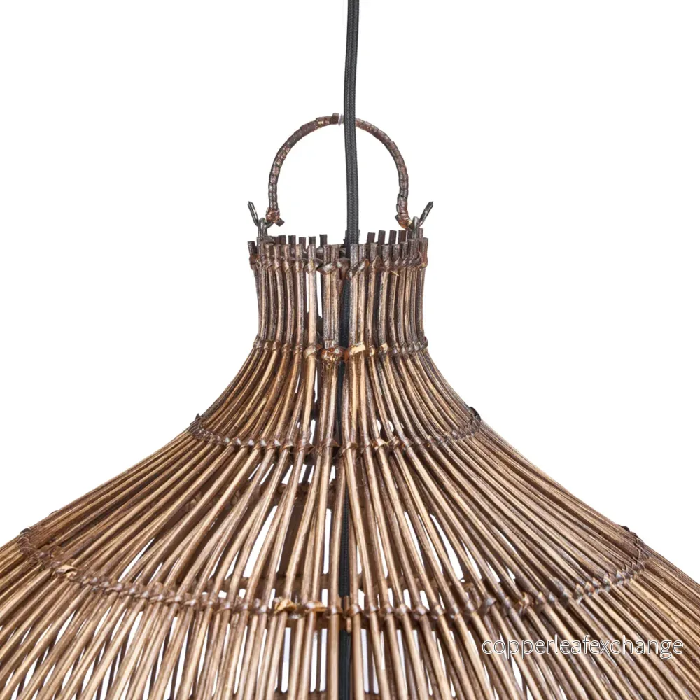 THE WOVEN BELL PENDANT - Dark Walnut XL (Höjd 112cm) - Bild 3