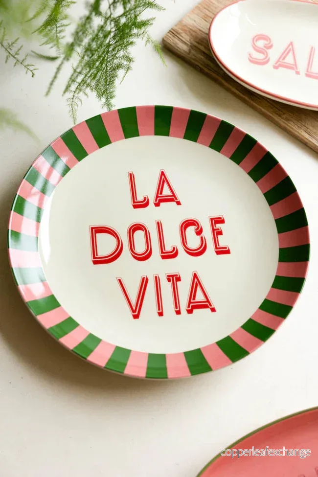 Tallrik / Serveringsfat LA DOLCE VITA