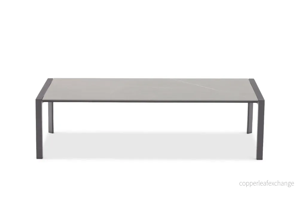 Stolik kawowy ogrodowy Iluma 130x65x35 cm Miloo Home