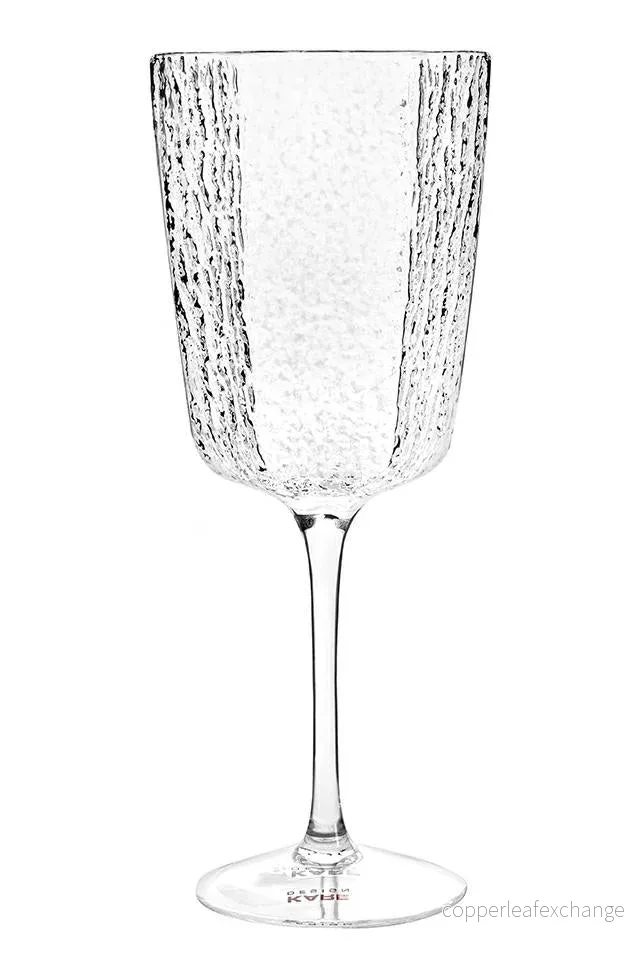 Rödvinsglas KARE DESIGN - CASCATA, transparent, 440 ml