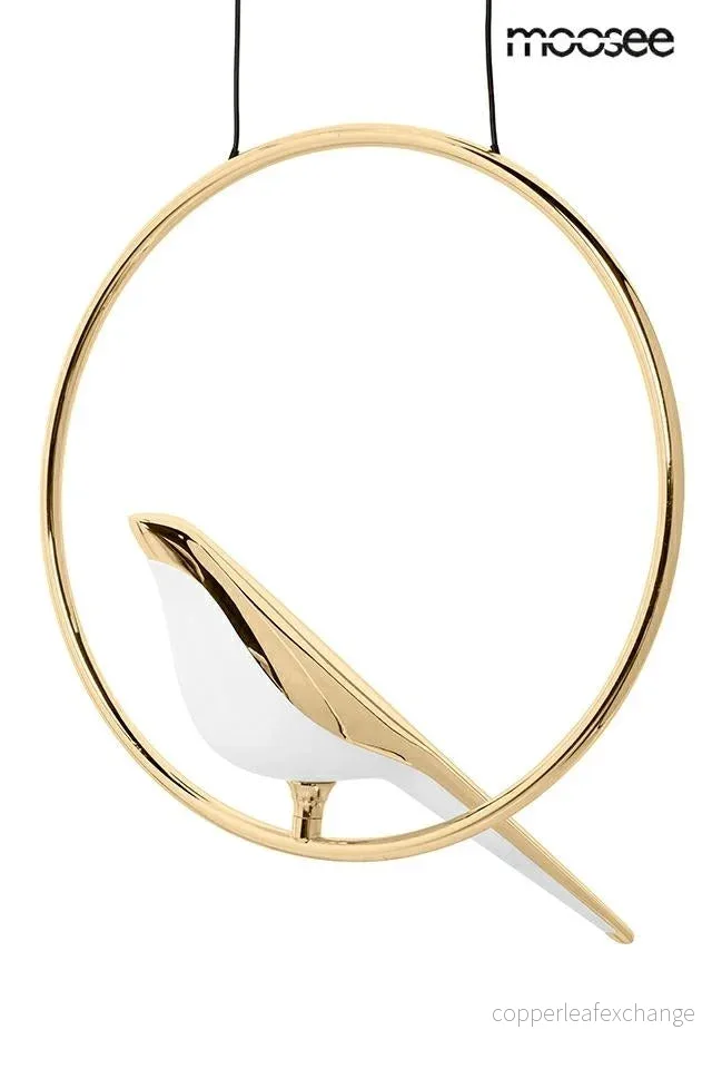 Taklampa MOOSEE - BIRD DISC, guld - Bild 2