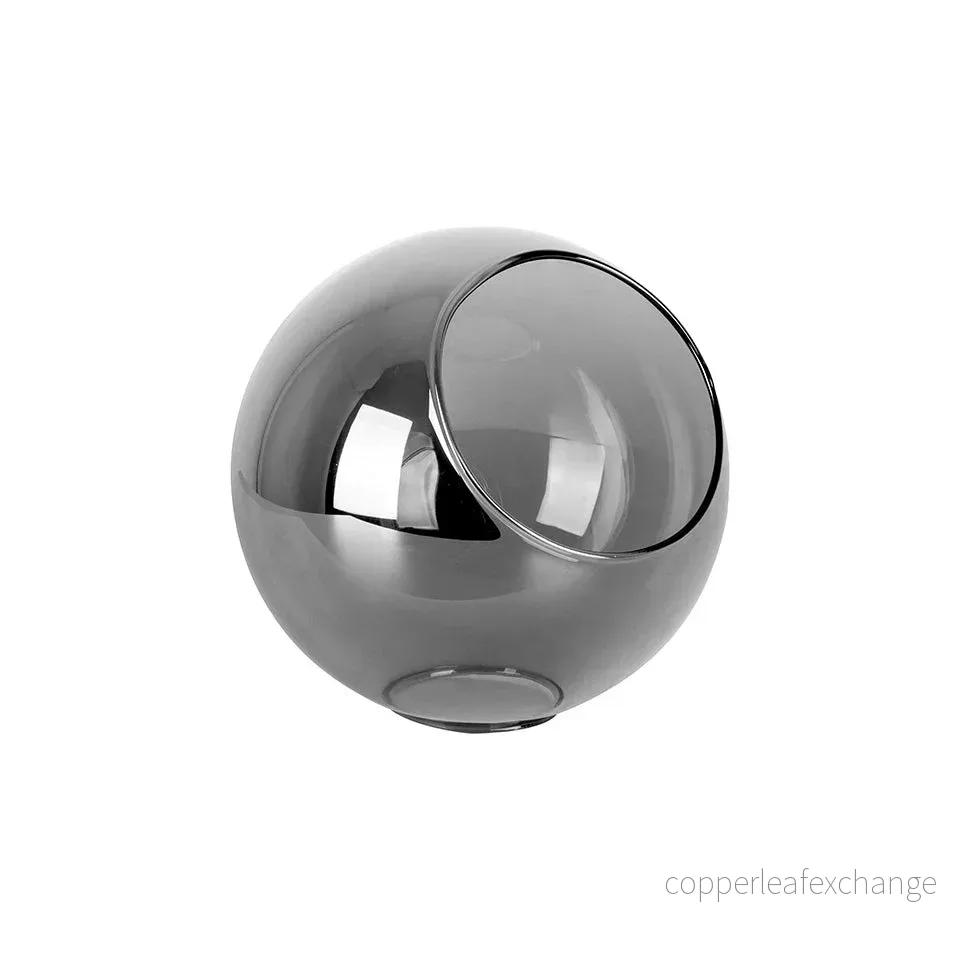 Lampskärm – ROMEO, 12 cm, rökfärgad