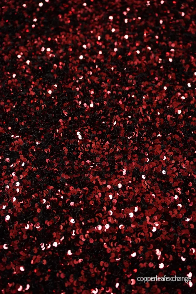 Sequins - Stretch - Velor - Red - 2454 - Bild 3