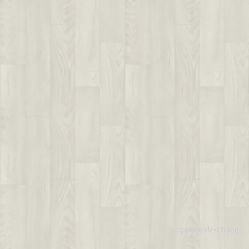 Matta Wood, plast, vit