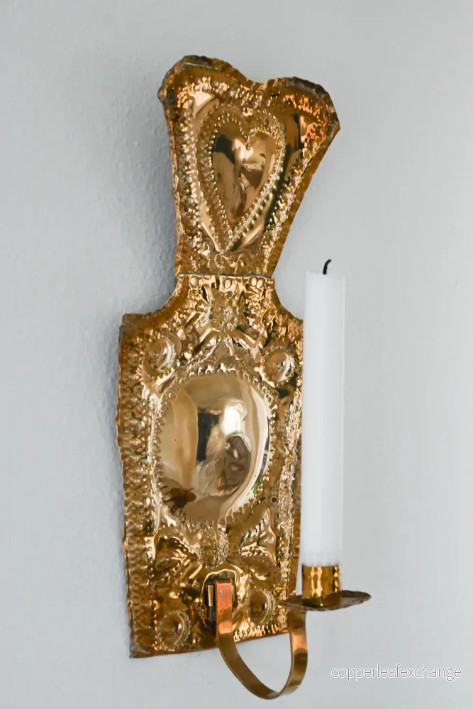 Väggljusstake Mässing - Bild 2