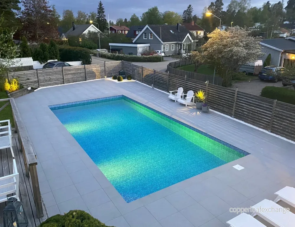 Poolsten/Trappbeklädnad Rak Björkskär - Bild 3