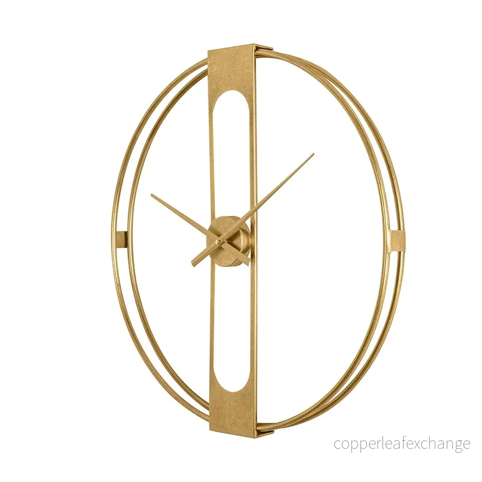 Väggklocka KARE DESIGN - CLIP GOLD, 60 cm - Bild 2