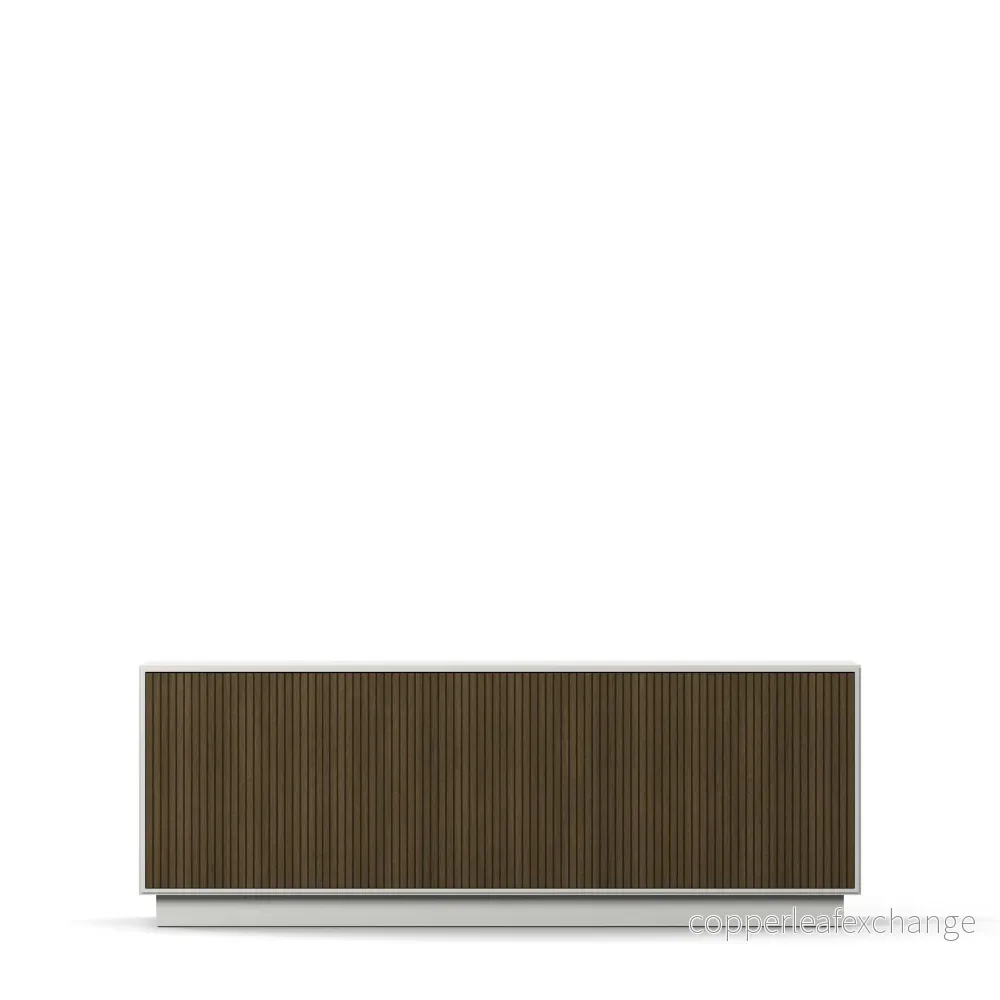 Line Burned Walnut Skänk 4 Dörrar Line Burned Walnut Skänk 4 Dörrar