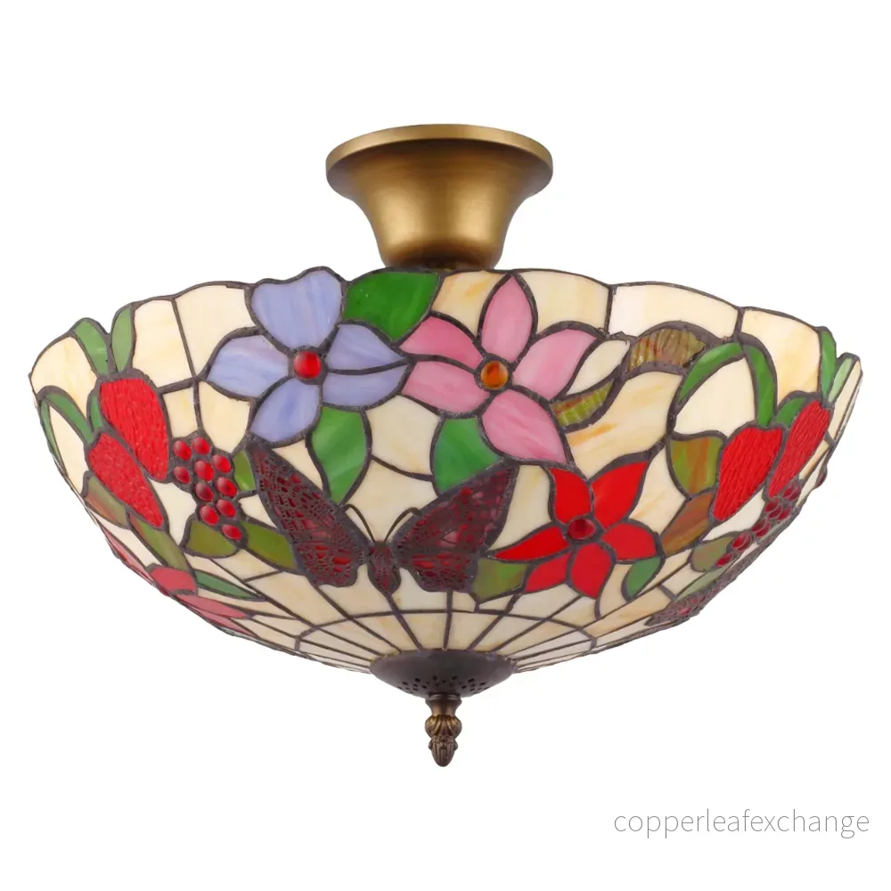 BALI Tiffany Plafond. Diam 40cm - Bild 3