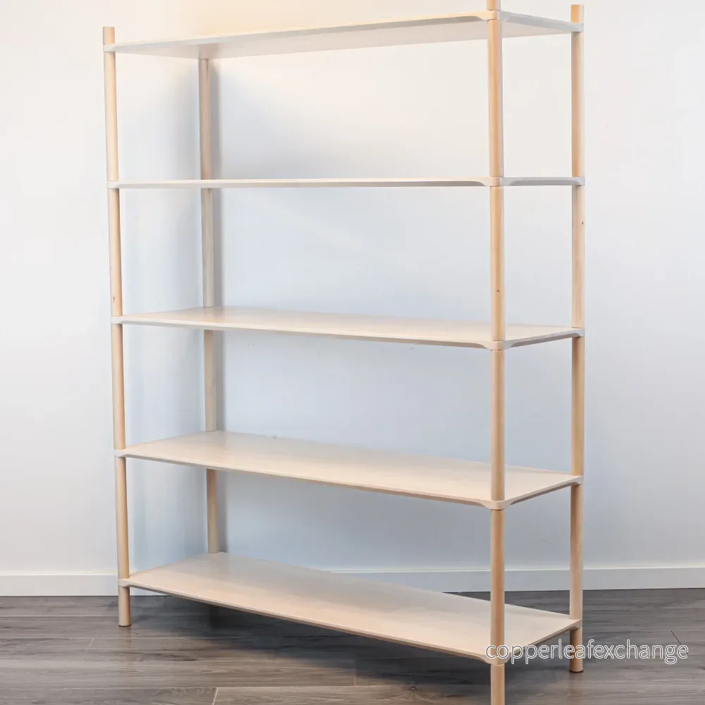 Montessori-inspirerad trähylla stor, 5 hyllor - Bild 2