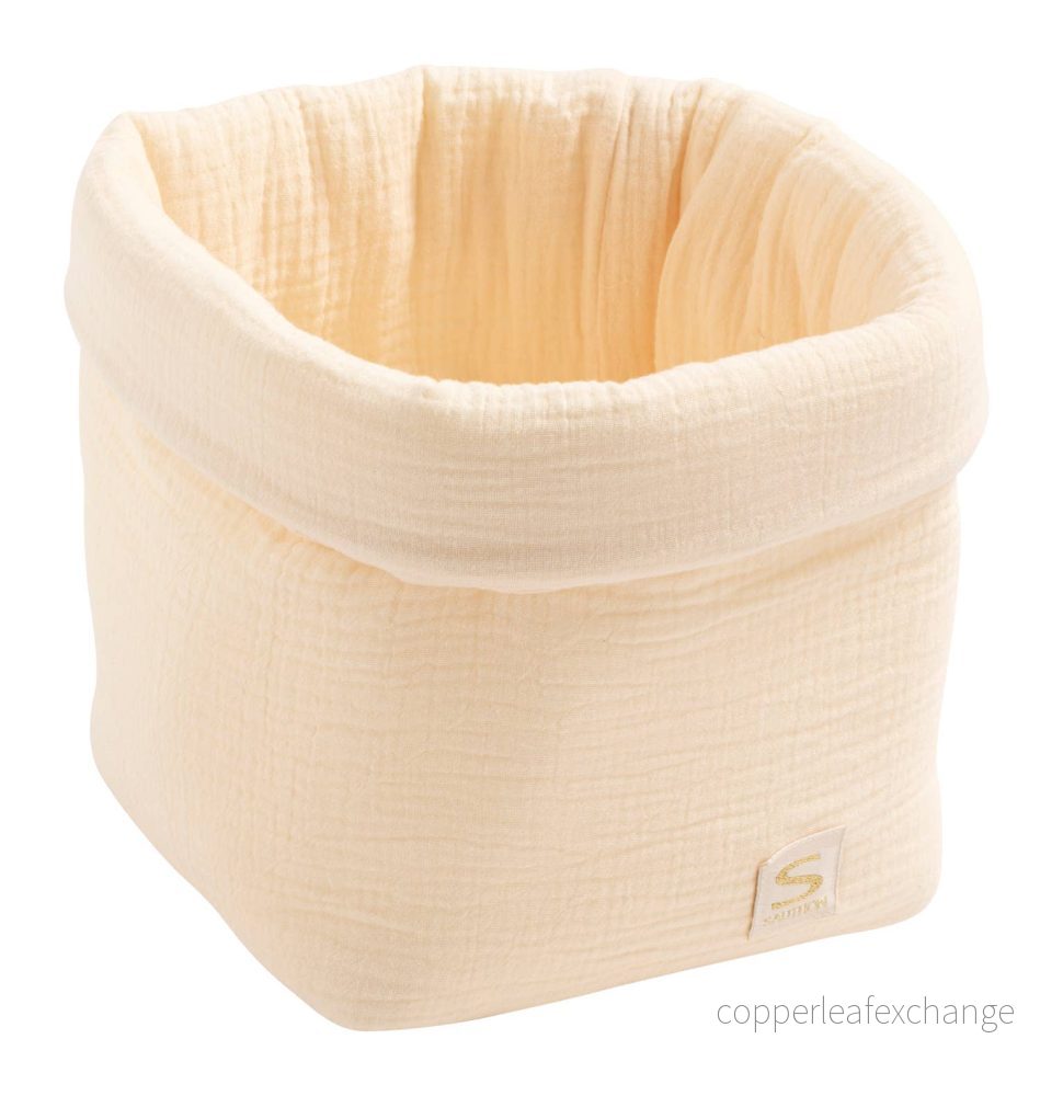 Förvaringskorg i muslin – Vanilla