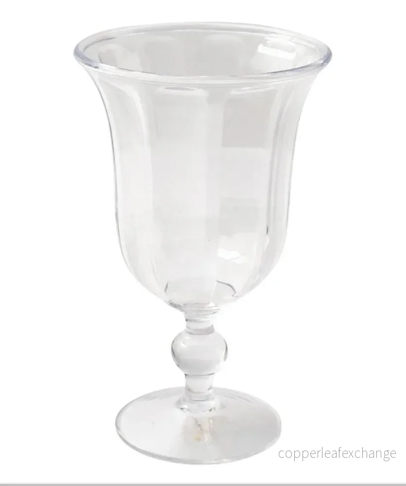 Caspari Akryl Utsvängd Vattenglas - Elegant Kristallklar Design - Bild 3