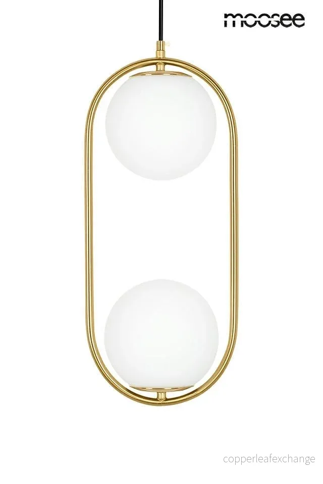 Taklampa MOOSEE - AURELIA TWIN, guld