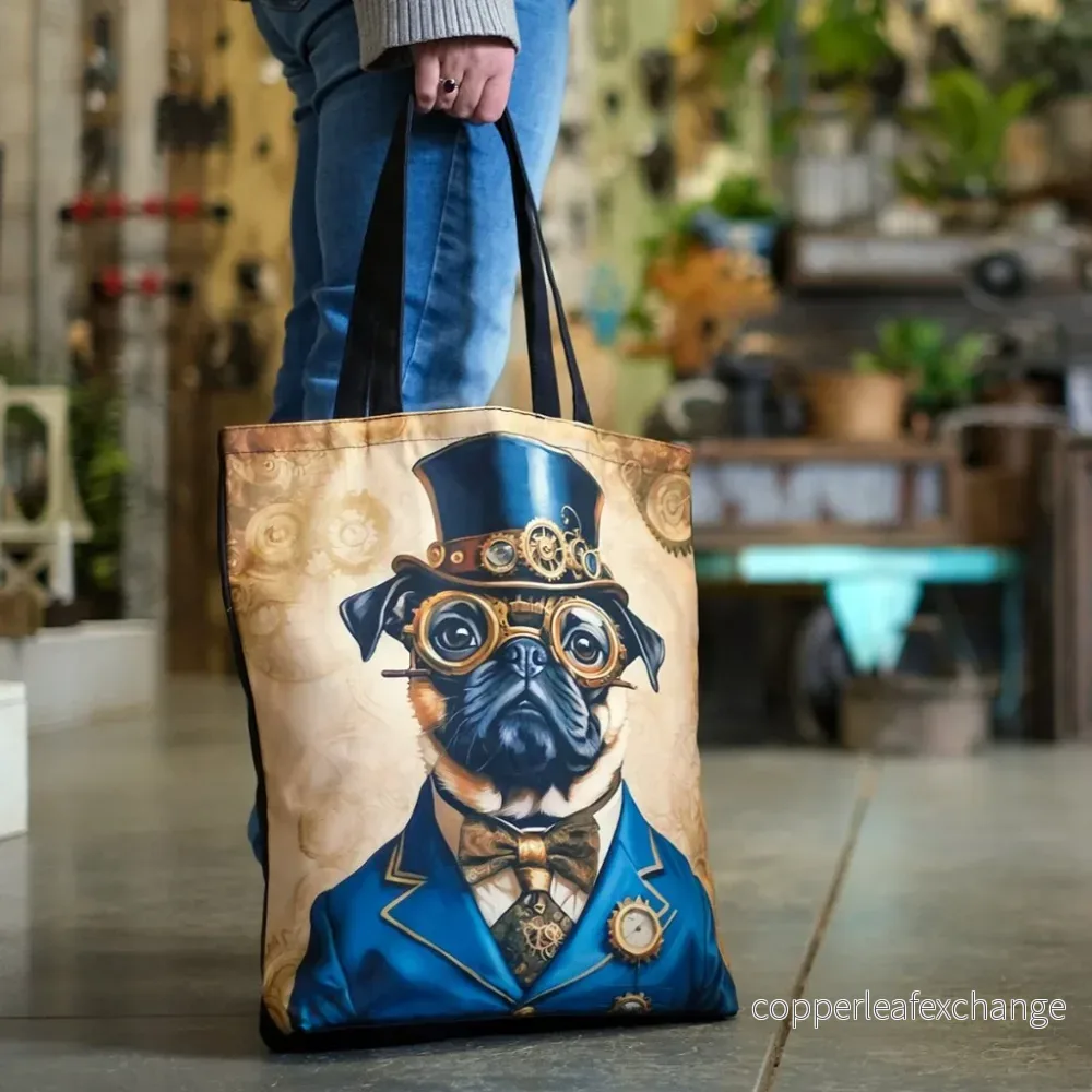 Tygväska hund steampunk - Bild 2