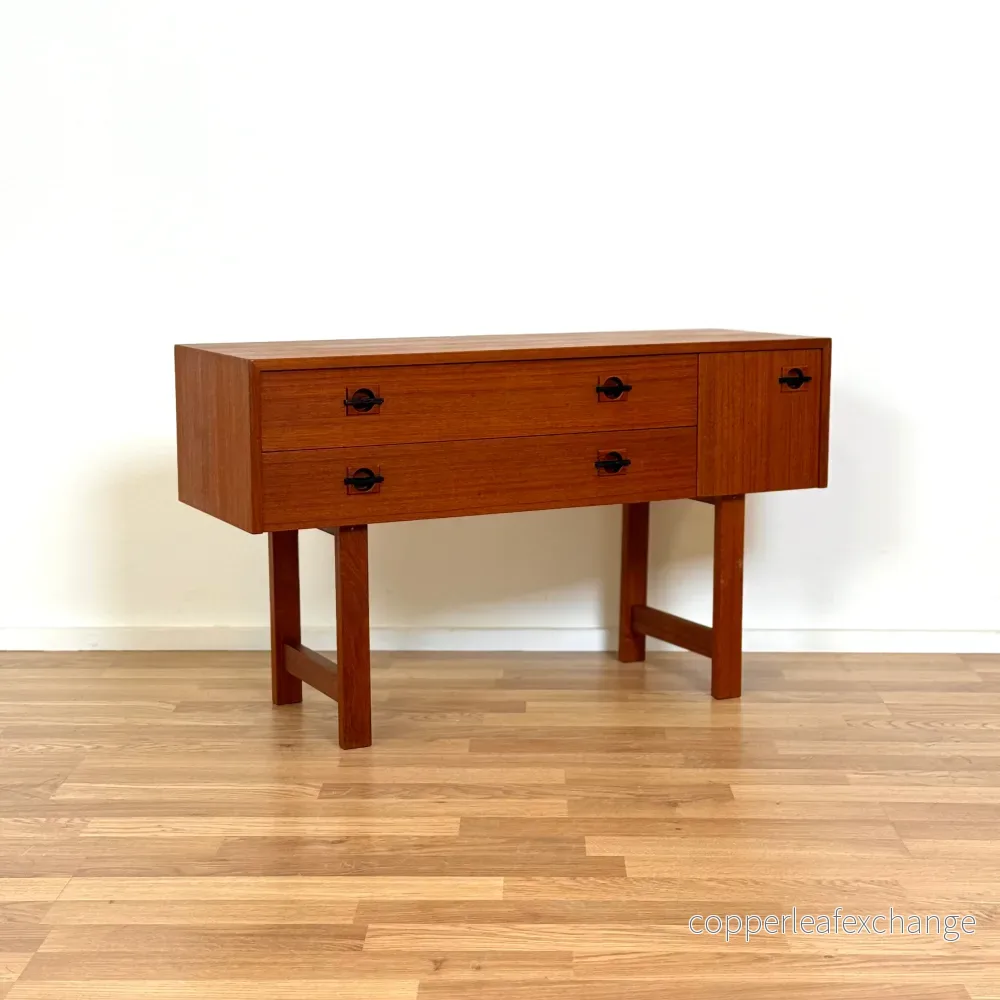 Sidobord / Hallbänk i teak, 1950-60-tal, Sverige - Bild 2