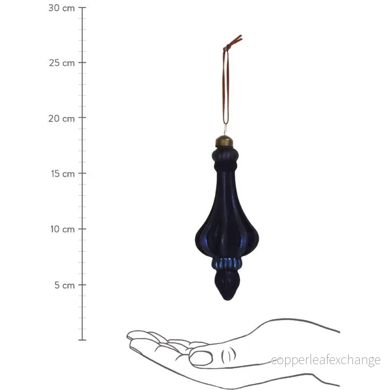 Julgransdekor MIDNIGHT VELVET (15cm) - Bild 2