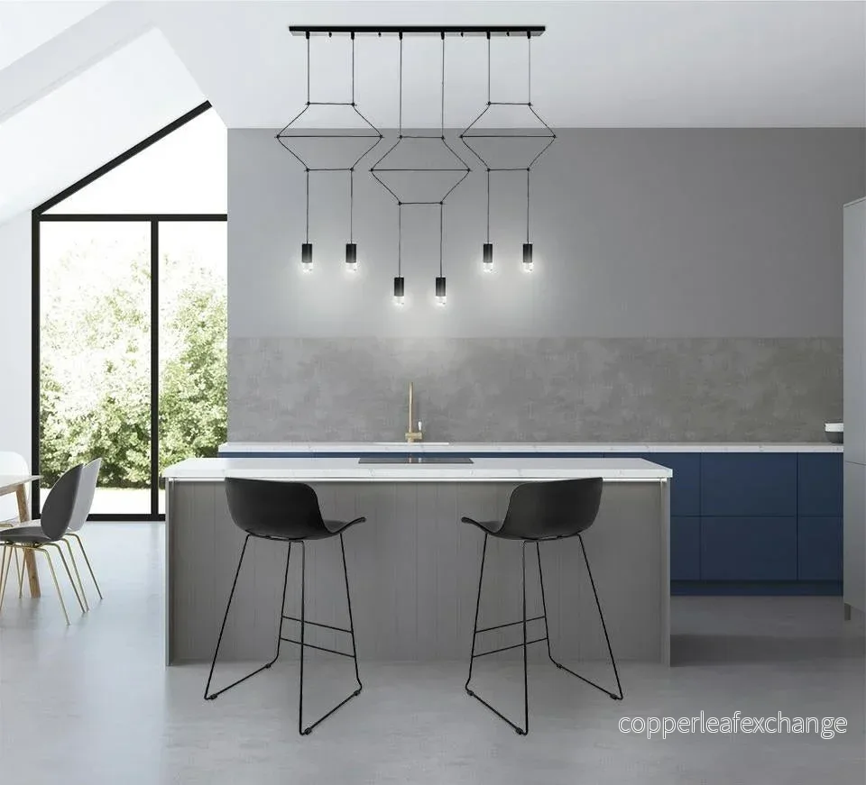 Taklampa - FLUSSO LINE 6, svart - Bild 2