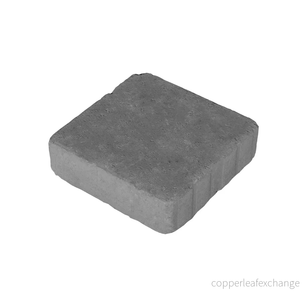 Visby Slät Kvadrat Grafit 210x210x70