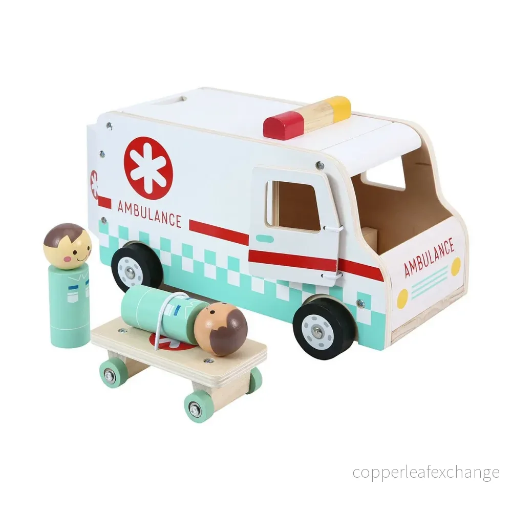 Ambulansbil i trä Ambulansbil i trä