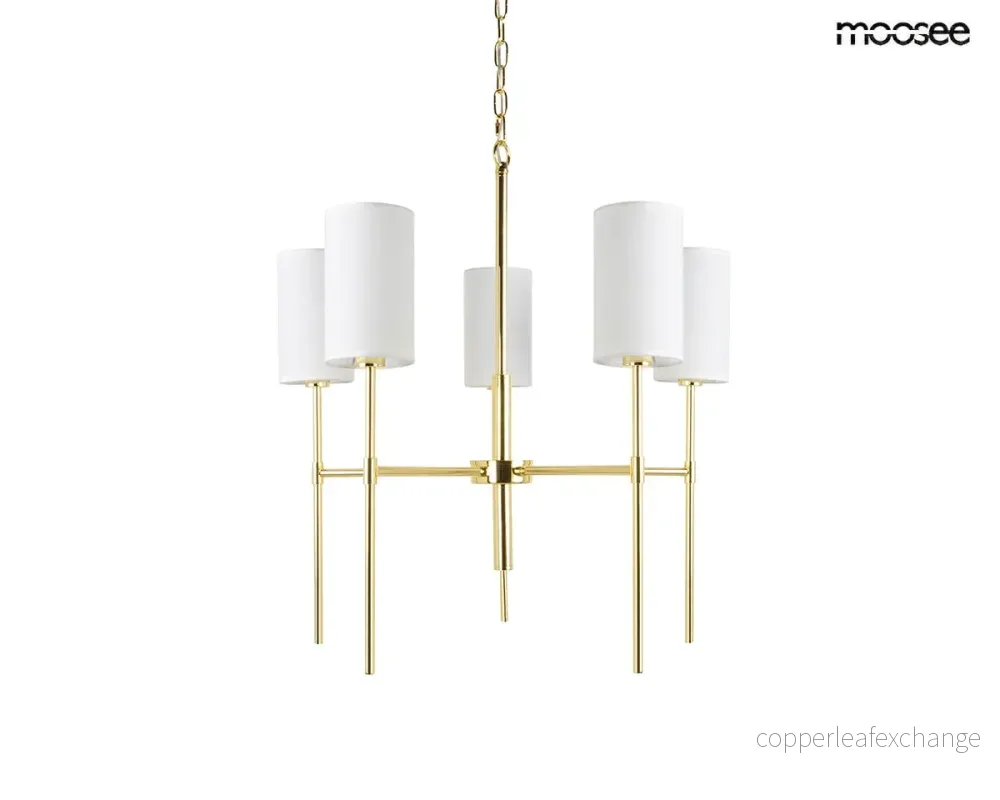 Taklampa MOOSEE - IMPERIO 5 guld