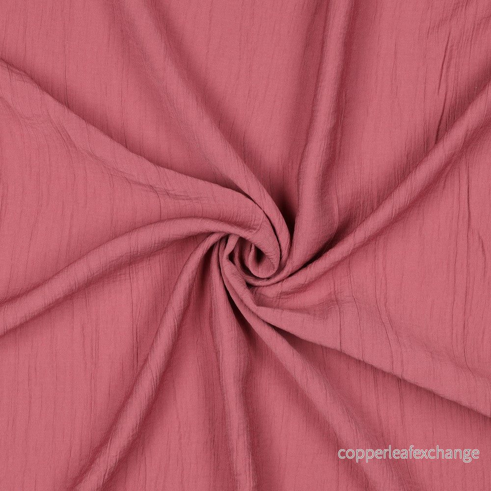 Viscose - Crinkled - Dark Blush - 006 - Bild 3