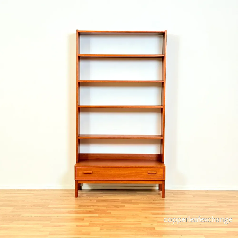 Dansk bokhylla i teak