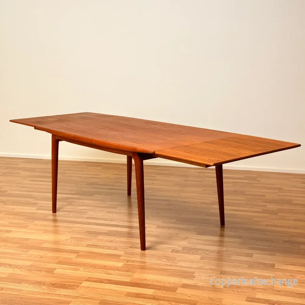 Matbord modell "371/ Boomerang" i teak av Alfred Christensen för Slagelse Møbelvaerk A/S, 1960-tal, Danmark - Bild 2