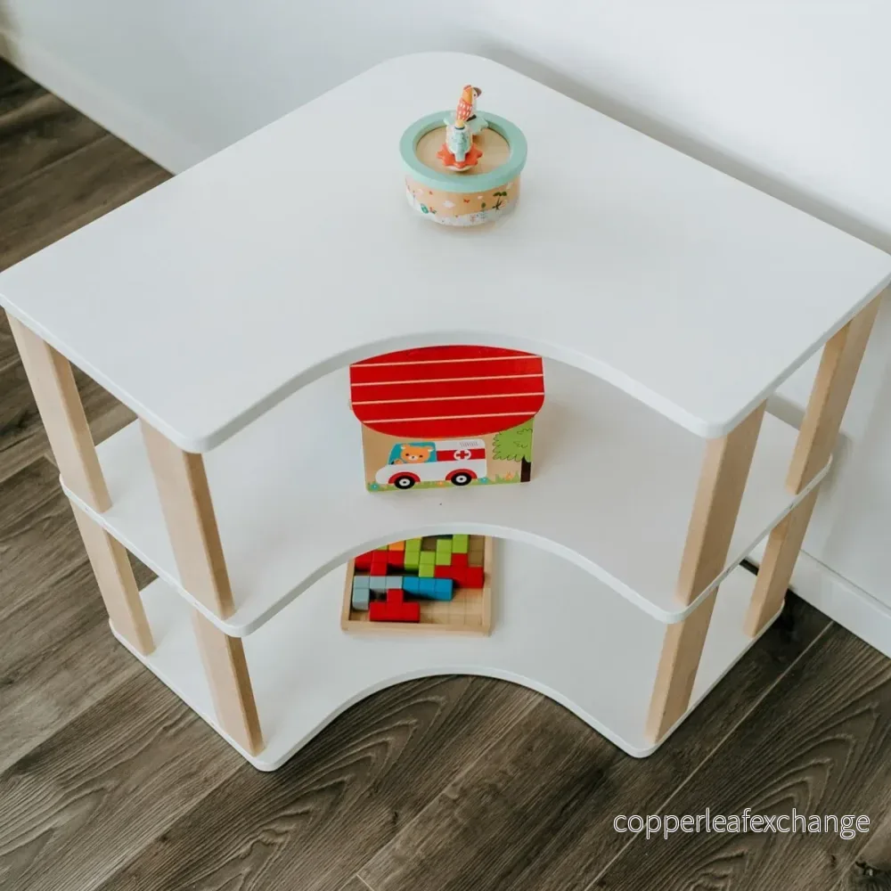 Modulär Montessori-hörnhylla – 3 hyllplan - Bild 2