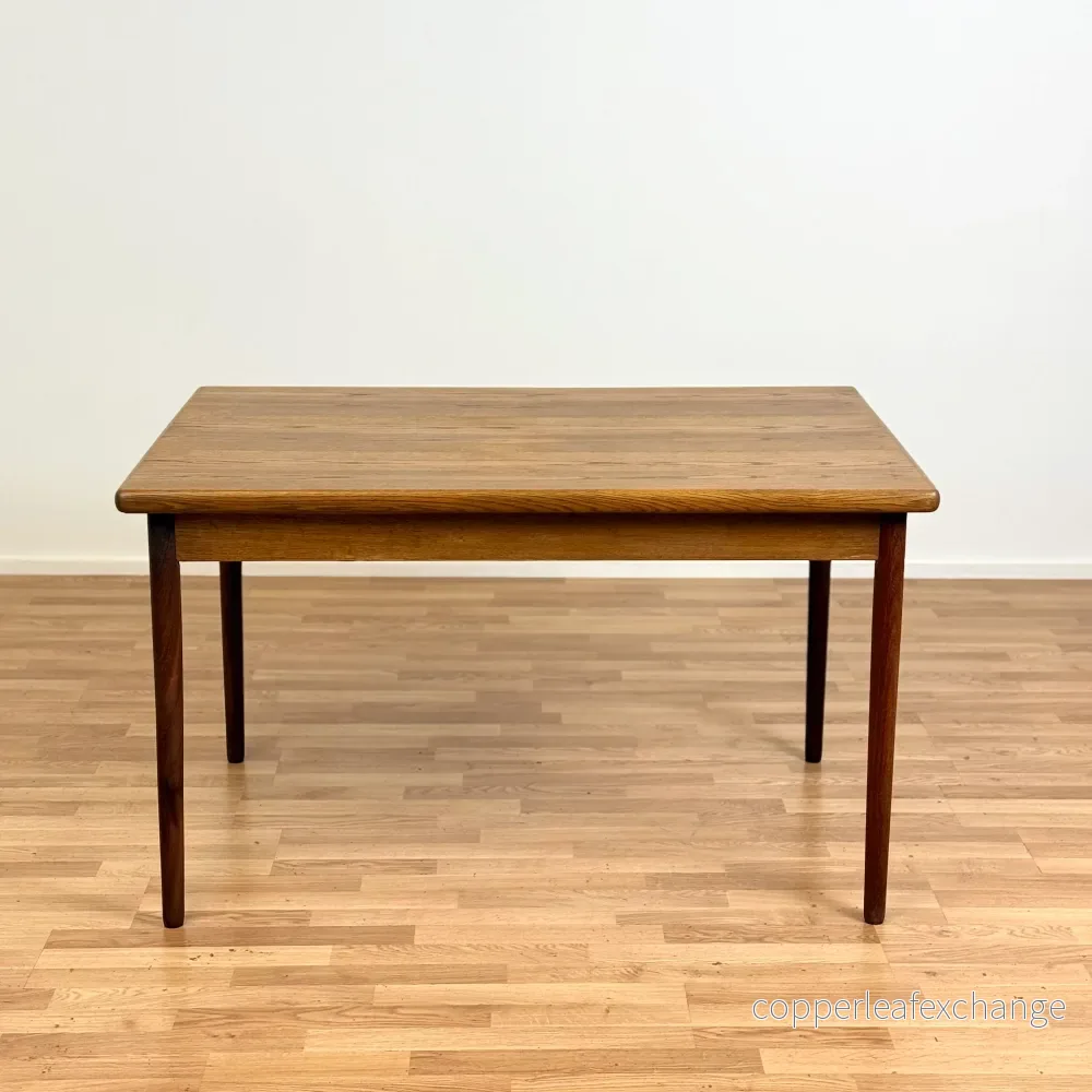 Matbord i ek och teak, 1950-60-tal, Danmark