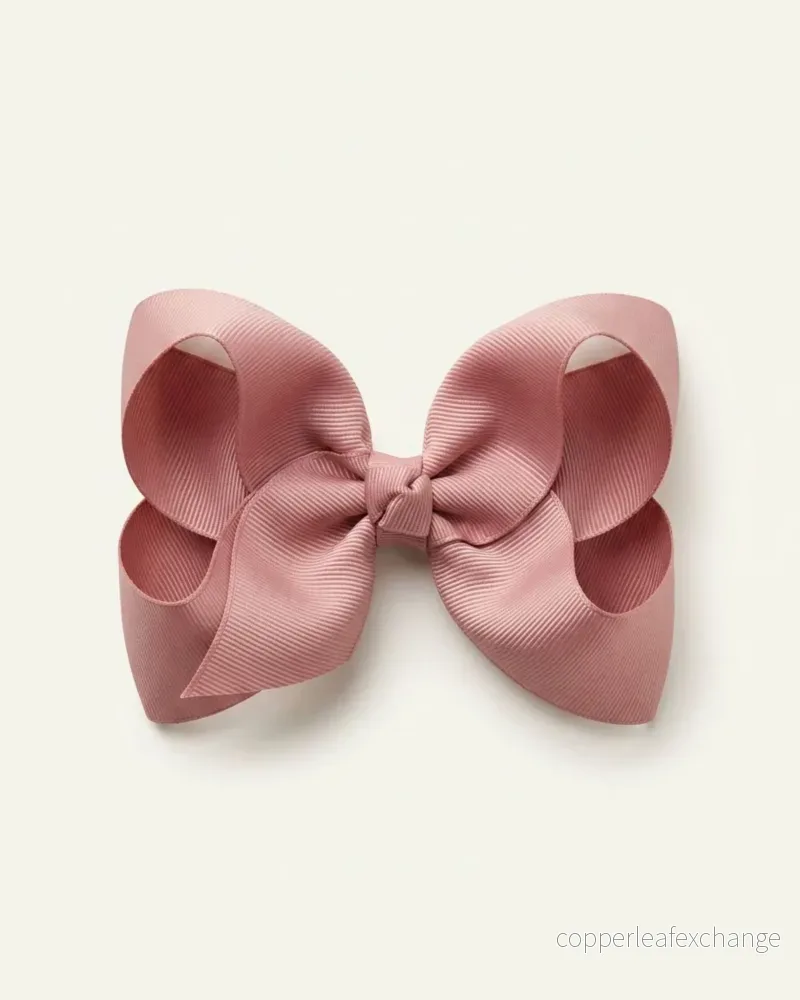 Stor hårrosett, antique mauve Stor hårrosett, antique mauve