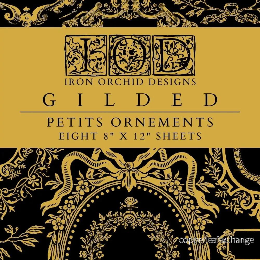 Gyllene kanter – Petits Ornaments – dekalklistermärke Gyllene kanter – Petits Ornaments – dekalklistermärke