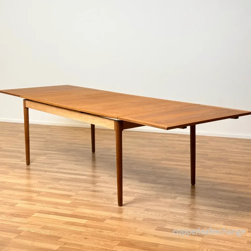 Stort matbord i ek, 1950-60-tal, Danmark - Bild 2