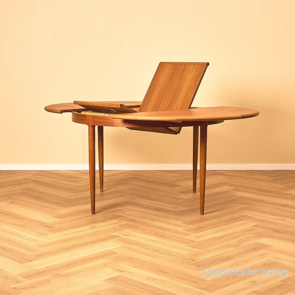 Niels Otto Møller Model 15 Teak Dining Table for J.L. Møllers, Denmark - Bild 2