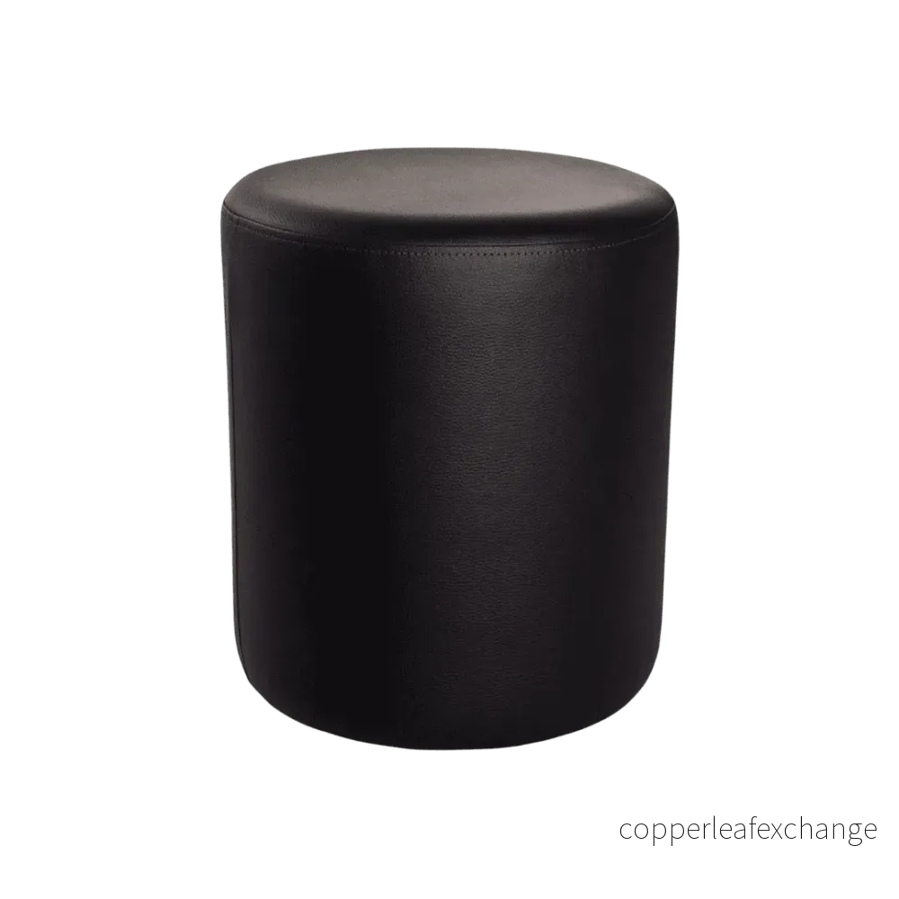 Sittpuff Rund – Svart Sittpuff Rund – Svart