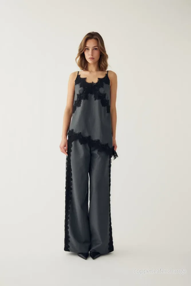 Mai MW Pants Charcoral Melange - Bild 3