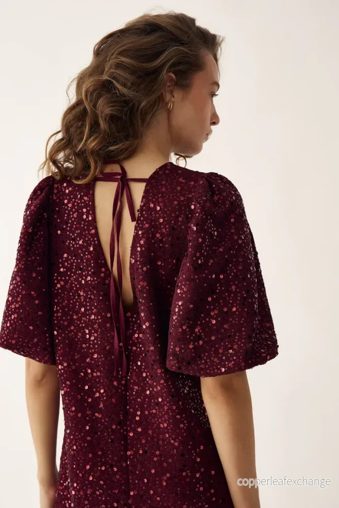 Pastis Short Dress Red - Bild 3