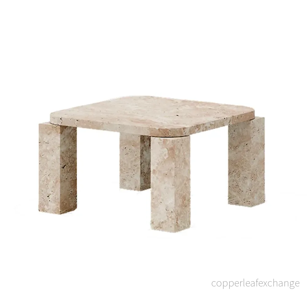 Soffbord Atlas, Travertin - Bild 3