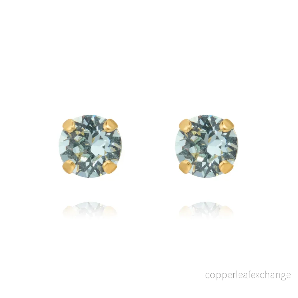 CAROLINE SVEDBOM MINI STUD EARRINGS / LIGHT AZORE CAROLINE SVEDBOM MINI STUD EARRINGS / LIGHT AZORE