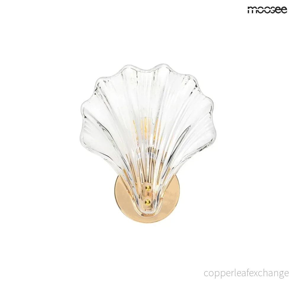 Vägglampa MOOSEE - CONCHA, guld