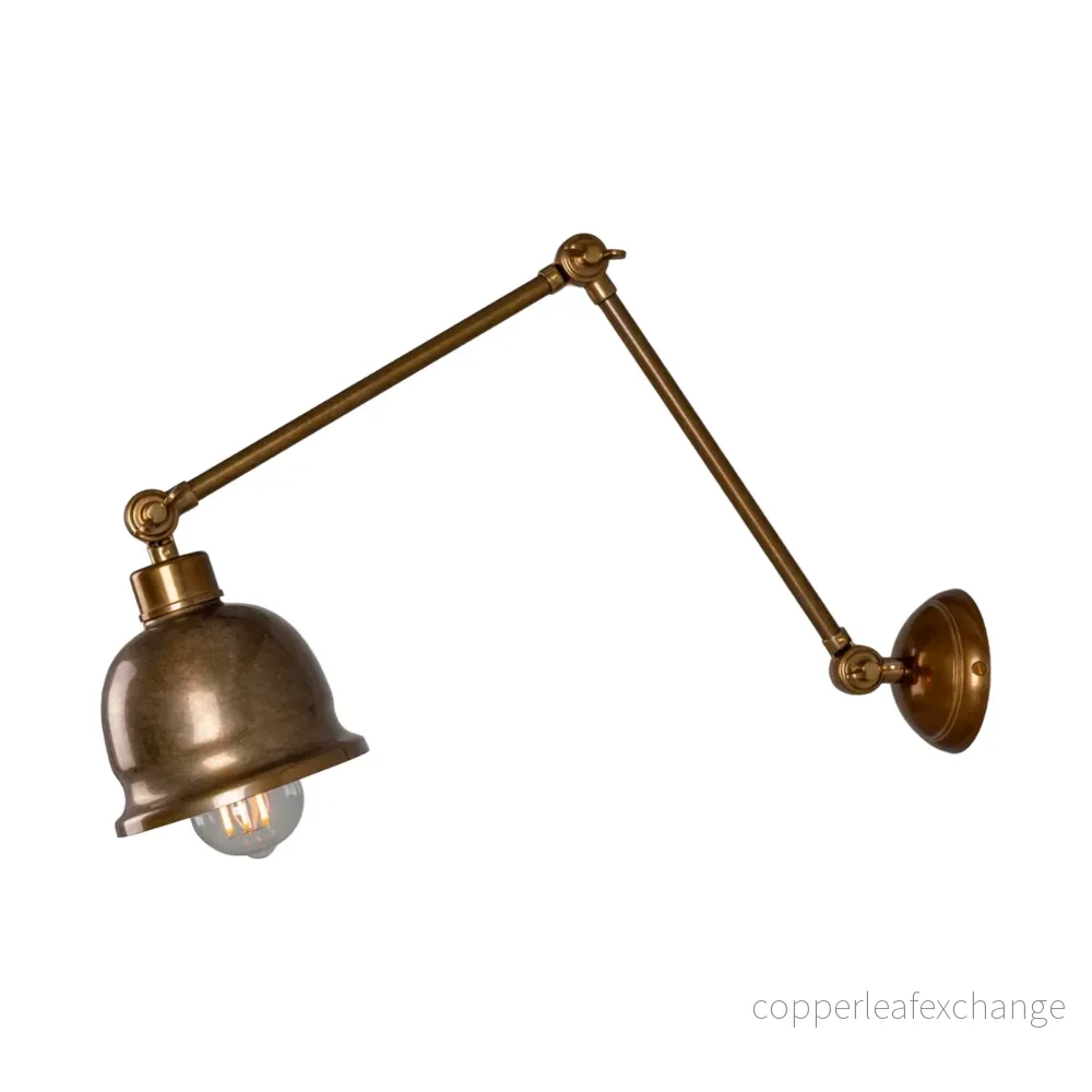 DALE – Vintage Adjustable Brass Picture Light DALE – Vintage Adjustable Brass Picture Light