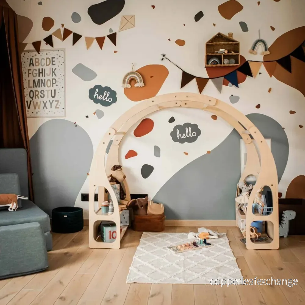 Montessori lekställning/leksakshylla för barn - Bild 2