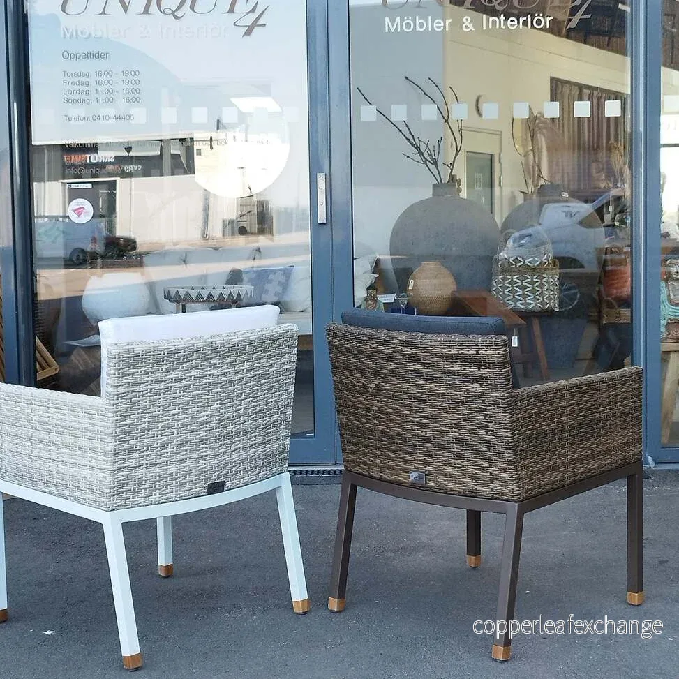 JAVA ROYAL TEAK Trädgårdsstol – Aluminium & Syntetisk Rotting med Dynor