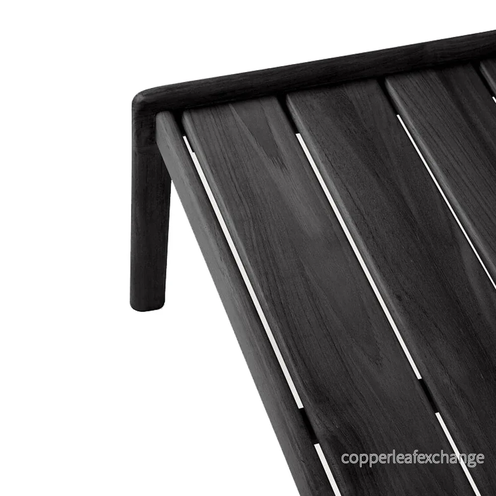 Utemöbel Soffbord Jack, Svart teak - Bild 3