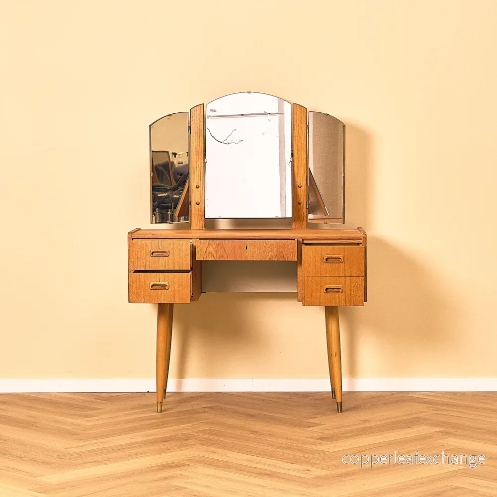 Swedish dressing table / Writing desk in teak - Bild 2