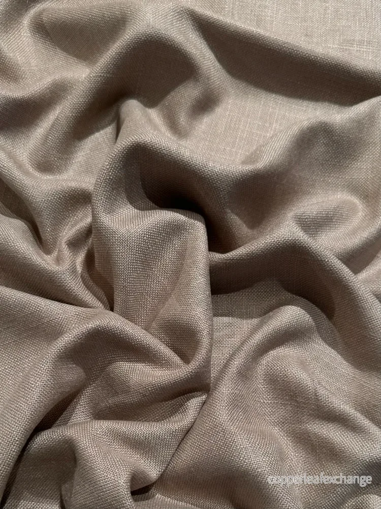 Viscosa Lino - Furniture fabric, Curtain fabric - Linen, Viscose - Double Width 280 cm - 30,000 MD - Mole, Brown - Bild 2