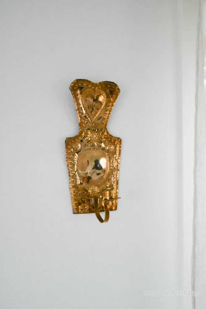 Väggljusstake Mässing - Bild 3